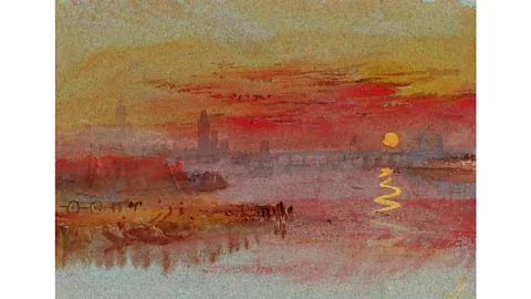 Alamy A 2014 study suggested that paintings including JMW Turner’s The Scarlet Sunset could be used to estimate pollution levels for the past five centuries (Credit: Alamy)