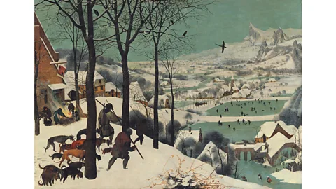 Kunsthistorisches Museum It has been suggested that the 1500s Little Ice Age inspired artists to paint winter landscapes, such as Bruegel's The Hunters in the Snow (Credit: Kunsthistorisches Museum)