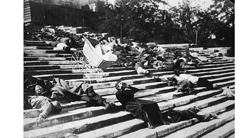 Alamy The Odessa steps sequence in Sergei Eisenstein’s Battleship Potemkin (1925) is one of the most celebrated scenes in film history (Credit: Alamy)