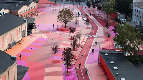 Iwan Baan Superkelin is a 1-km-long urban park created by Danish architects BIG and landscape architects Superflex (Credit: Iwan Baan)