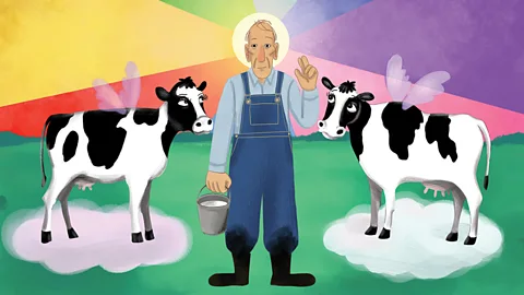 StoryCorps The animation The Saint of Dry Creek tells the story of Patrick Haggerty's childhood (Credit: StoryCorps)