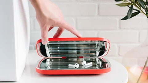 PhoneSoap PhoneSoap is a miniature UV disinfectant chamber for your smartphone (Credit: PhoneSoap)