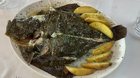 Ben Groundwater Eat grilled turbot seared over hot coals at the coastal eateries overlooking the Bay of Biscay (Credit: Ben Groundwater)