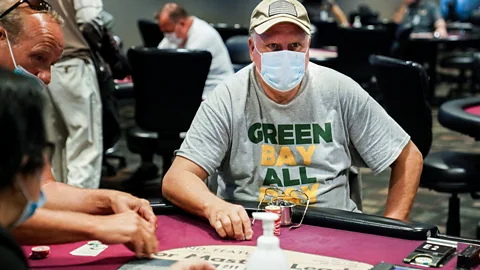 Alamy Don’t look to the eyes for ‘tells’ – you’re better off checking what people do with their hands (Credit: Alamy)