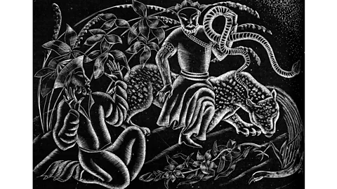 Alamy A 1920s wood engraving by Cynthia Kent was used to illustrate Sa’di’s works in translation (Credit: Alamy)