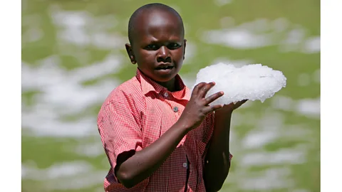Reuters Hailstorms have become more unpredictable in Kenya in recent years (Credit: Reuters)