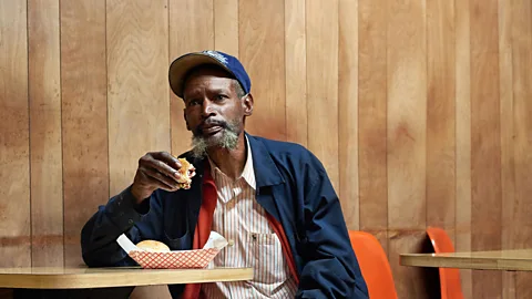 Simon Urwin Carlos Laverne White has been coming to the Big Apple Inn for more than 50 years (Credit: Simon Urwin)