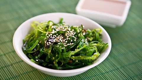 Getty Images Seaweed, often with fermented ingredients, is a staple of the Japanese diet (Credit: Getty Images)
