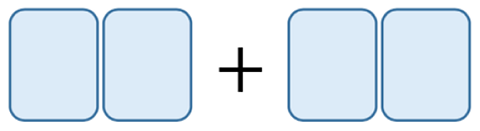 Two empty number cards add two empty number cards.