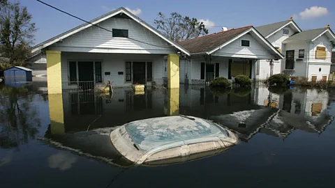 Getty Images Since the devastating flooding that occured after Hurricane Katrina hit New Orleans, evacuation plans now take into account the strength of water pumps (Credit: Getty Images)