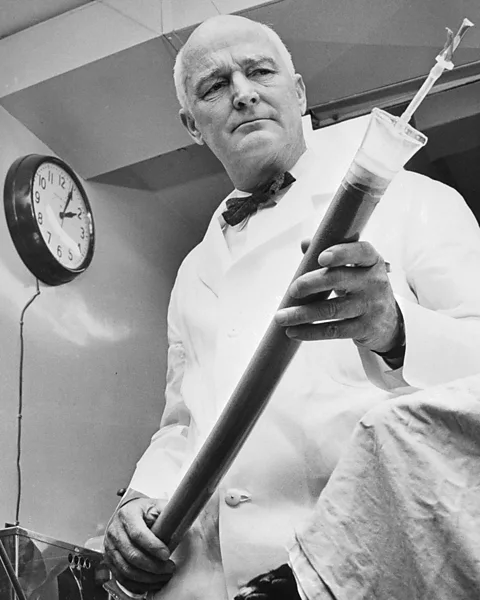 Getty Images John Gibbon led efforts to develop a heart-lung machine (Credit: Getty Images)