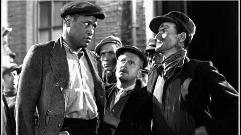 Alamy The Proud Valley stars the singer, actor, and civil rights activist Paul Robeson as David Goliath, a US miner searching for employment in rural Wales (Credit: Alamy)