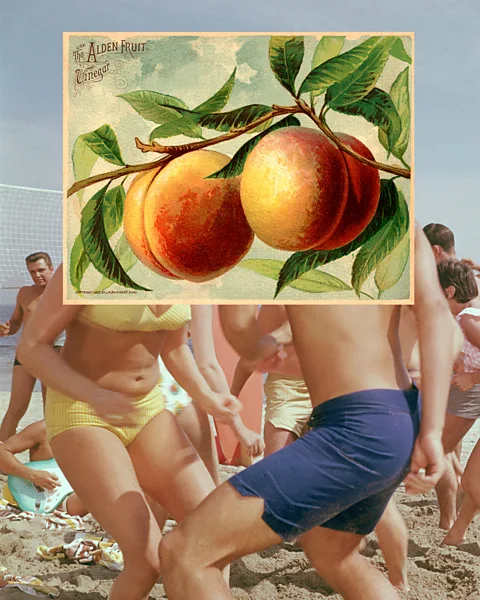 Getty Images The French expression ‘I have a peach’, meaning ‘I’m excited’, is one of the country’s many gastronomic metaphors (Credit: Getty Images)