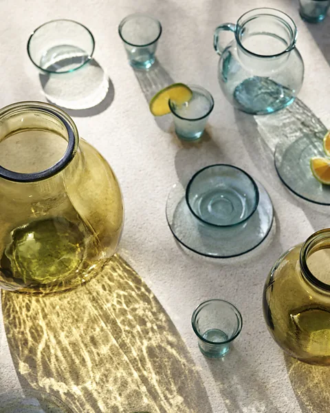 Nouvel Handcrafted Recycled Glass Vases