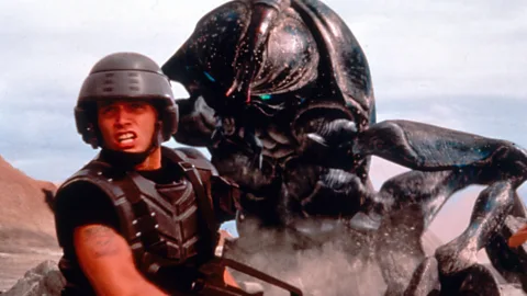 Alamy Starship Troopers is among Verhoeven’s other US films that target the country’s fetid socio-political landscape (Credit: Alamy)