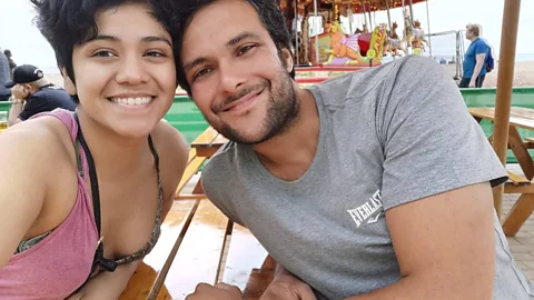 Jai Andrews and Karen Mendoza File image of a woman looking at her laptop