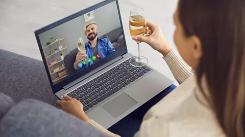 Alamy Post-lockdown video dating could serve as screening, a money-saving way to meet or a quick catch up for busy people, experts say