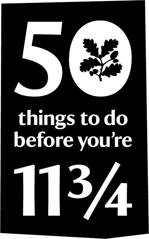 National Trust 50 things to do before you're 11 3/4 logo.