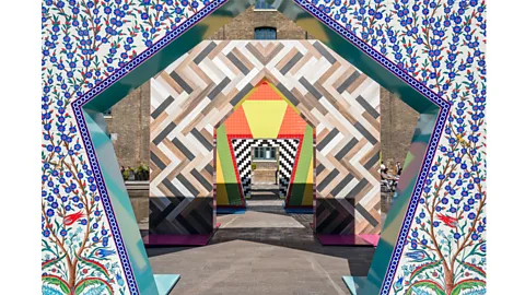 Gareth Gardner Gateways, an installation by Adam Nathaniel Furman, is inspired by diverse influences, including Turkish ceramics (Credit: Gareth Gardner)