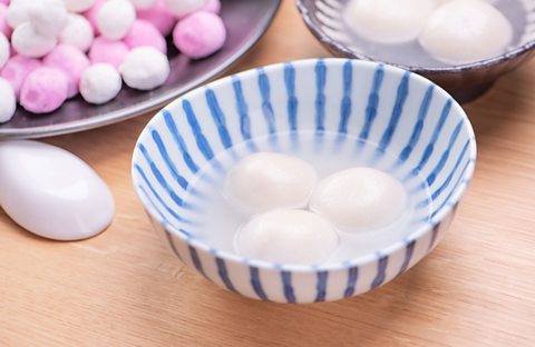 Chinese rice dumplings with sweet fillings