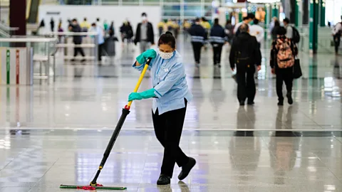 Alamy Those who fly will find cleaner airports and potentially more contactless travel solutions