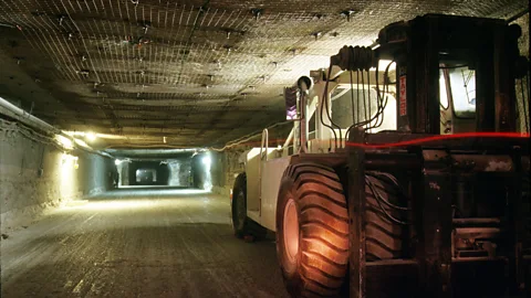 Getty Images The dumping of nuclear waste requires vast sites buried far underground (Credit: Getty Images)