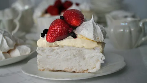 Annabelle Utrecht German-speaking immigrants to the US and Australia brought meringue-based desserts like baiser torte (kiss cake) (Credit: Annabelle Utrecht)