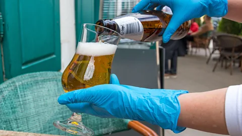 Alamy Bars serving a few light snacks have found it easiest to take advantage of the new policy