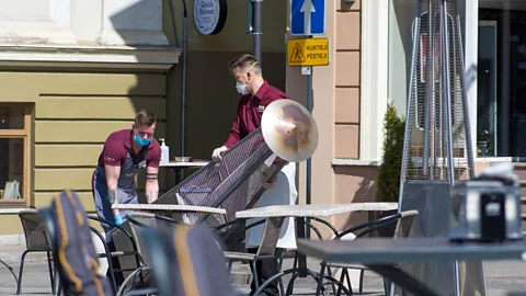 Alamy In some places tables, chairs and other hospitality infrastructure have taken over areas valued for their cultural heritage