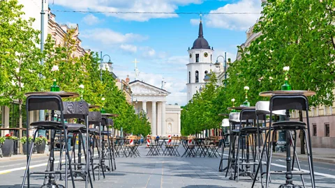 Alamy The mayor's office says allowing hospitality establishments to move outside saved livelihoods