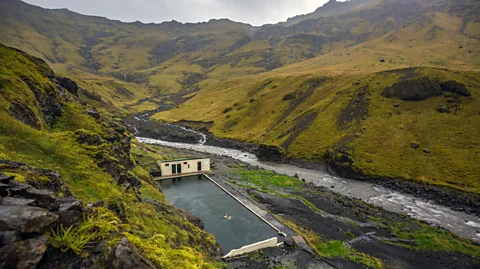 Amanda Richter/Getty Images The 25m Seljavallalaug thermal pool in southern Iceland is one of the oldest pools in the country (Credit: Amanda Richter/Getty Images)