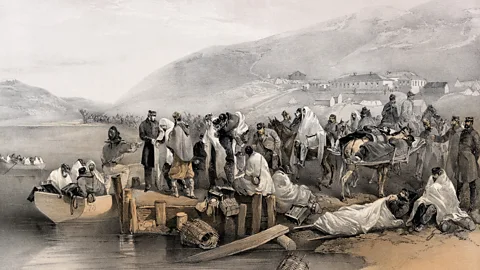 Getty Images In the Crimean War, many of those wounded on the battlefield later died due to filthy conditions (Credit: Getty Images)