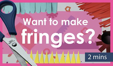  Get crafty with paper fringes