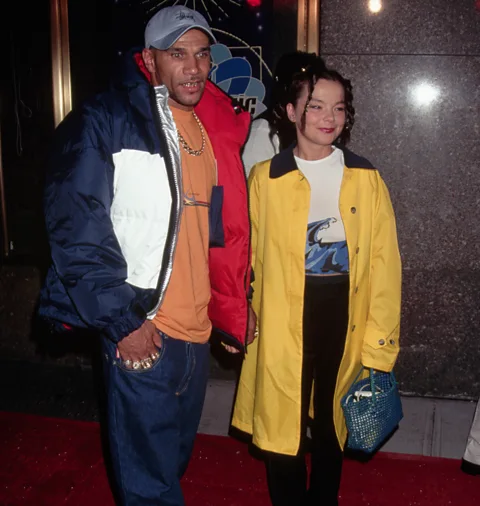 Getty Images Homogenic was born out a turbulent period for Björk, which included a relationship with fellow musician Goldie (Credit: Getty Images)