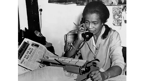 Getty Images The founder of the Notting Hill Carnival Claudia Jones was a Trinidadian human rights activist who settled in the UK in the 1950s (Credit: Getty Images)