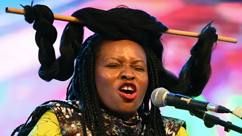 Pius Utomi Ekpei/AFP/Getty Images Nigerian opera singer Helen Epega performs during the world's first opera in Pidgin (Credit: Pius Utomi Ekpei/AFP/Getty Images)