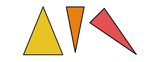 Triangles with 2 sides the same length