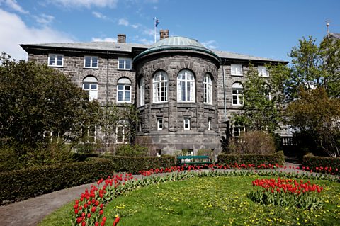 The Althing, the parliament of Iceland, Reykjavik