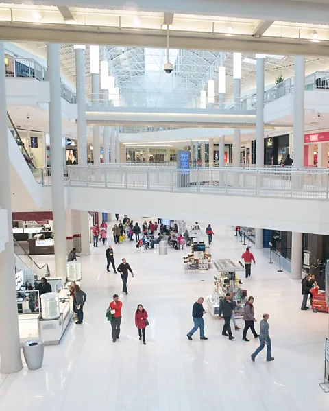 Mall of America The Mall of America shopping centre relies on ive heat sources, including its many visitors - despite reaching winter lows of -15.5C (4.1F) (Credit: Mall of America)