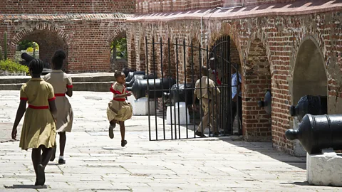Mladen Antonov/Getty Images Visiting Port Royal is like a rite of age for Jamaican children (Credit: Mladen Antonov/Getty Images)