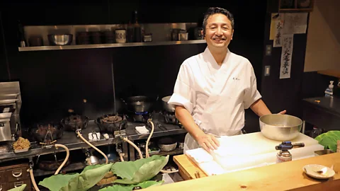 Tom Schiller In Kyoto, chef Shigeru Muroi incorporates sanbokan into his multi-course meals at his Michelin-starred restaurant Muroi (Credit: Tom Schiller)