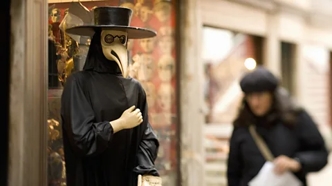 Mint Images/Getty Images Now only seen during the city’s famous Carnival celebration, Venetian masks were first worn in the 13th Century (Credit: Mint Images/Getty Images)