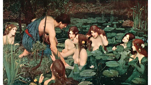 Getty Images In 2018, the artist Sonia Boyce staged a removal of John William Waterhouse’s Hylas and the Nymphs from Manchester Art Gallery (Credit: Getty Images)