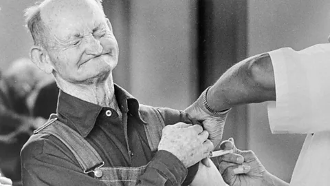 Getty Images The political handling of the swine flu fiasco had elements of farce (Credit: Getty Images)