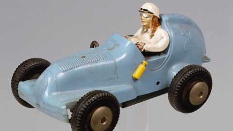 A plastic Grand Prix car from 1950.