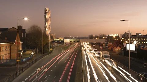 CF Møller Architects/Mark Hadden The Greenwich Peninsula Low-Carbon Energy Centre uses a district heating system to lower carbon emissions from heating (Credit: CF Møller Architects/Mark Hadden)