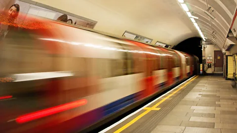 Getty Images The famously stuffy London Underground is a useful source of heat for the homes above (Credit: Getty Images)