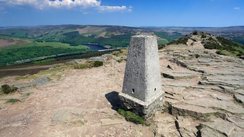 Photo of a trig station built after World War One