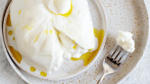 Katrinshine/Alamy Burrata has become a global cheese, but it originated in Italy's Apulia region (Credit: Katrinshine/Alamy)