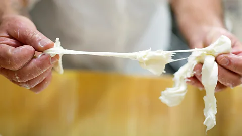 Riccardo Bruni/EyeEm/Getty Images Burrata is complex to make and has always been perceived as a high-end cheese (Credit: Riccardo Bruni/EyeEm/Getty Images)